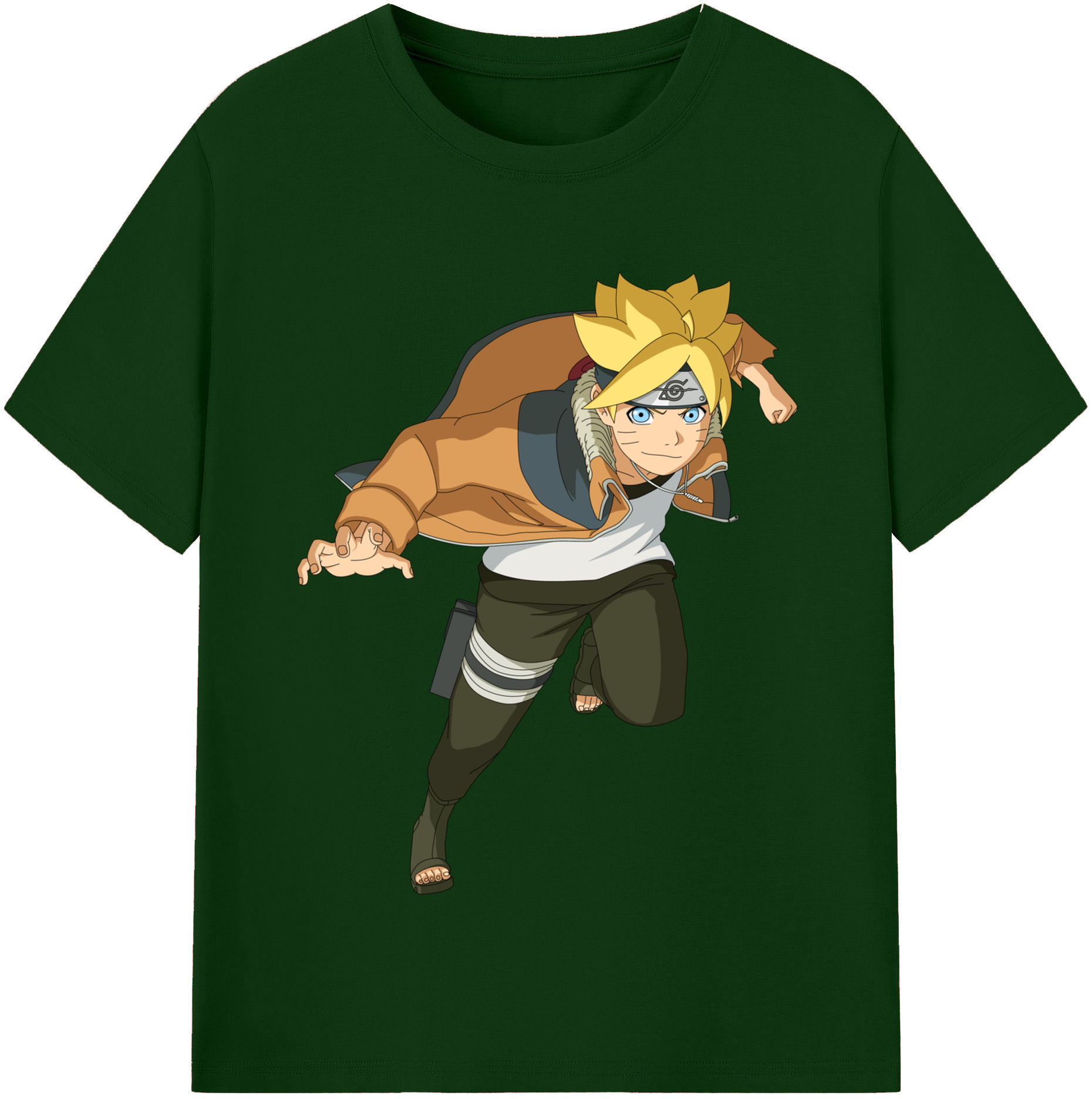 （画像用） NARUTO -ナルト- うずまき ナルト Uzumaki Naruto 綿100％半袖Tシャツ（フロントプリント）
